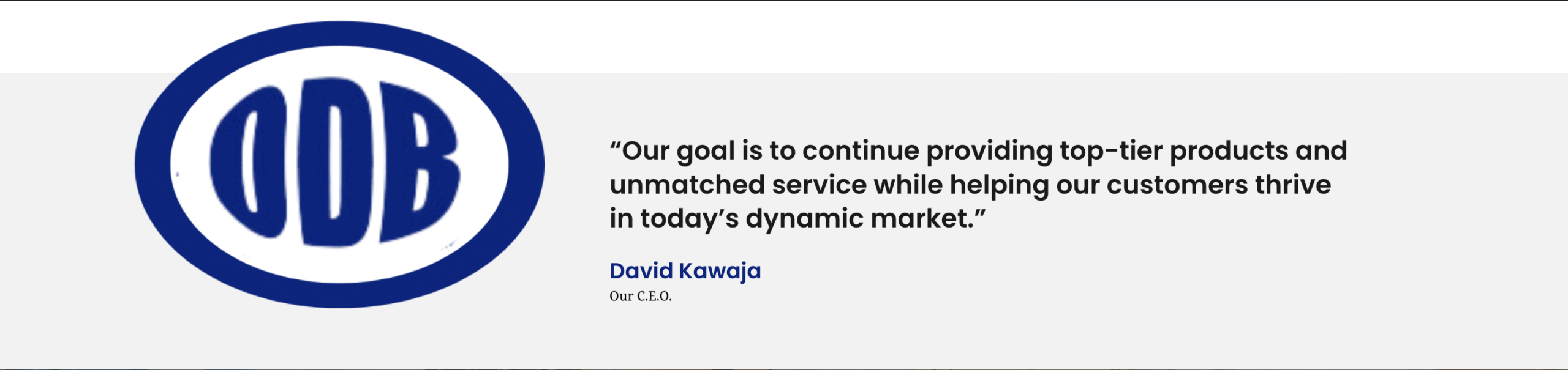 O.D. Brisbane & Sons Trading Ltd. | Our Company